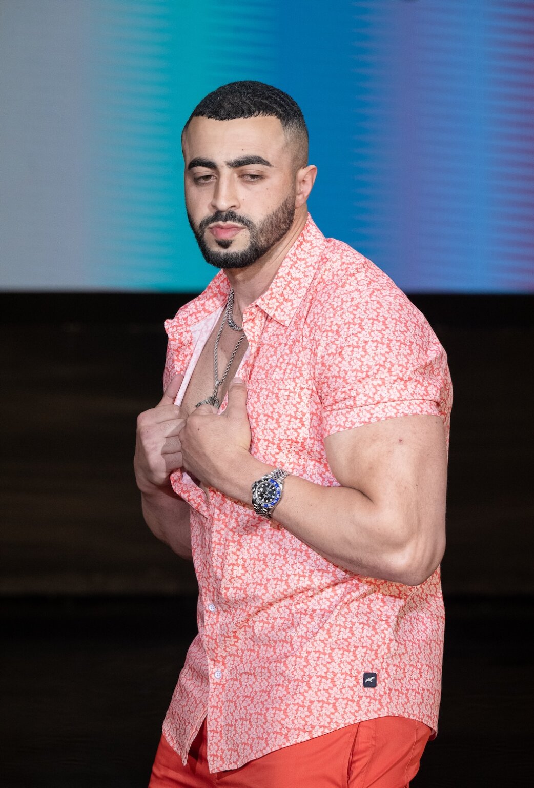 MIAMI, FLORIDA - MAY 28: A model walks the runway at the Henri Costa show during Miami Swim Week Powered By Art Hearts Fashion at M2 MIAMI on May 28, 2026 in Miami, Florida. (Photo by Mark Gunter/Getty Images for Art Hearts Fashion)