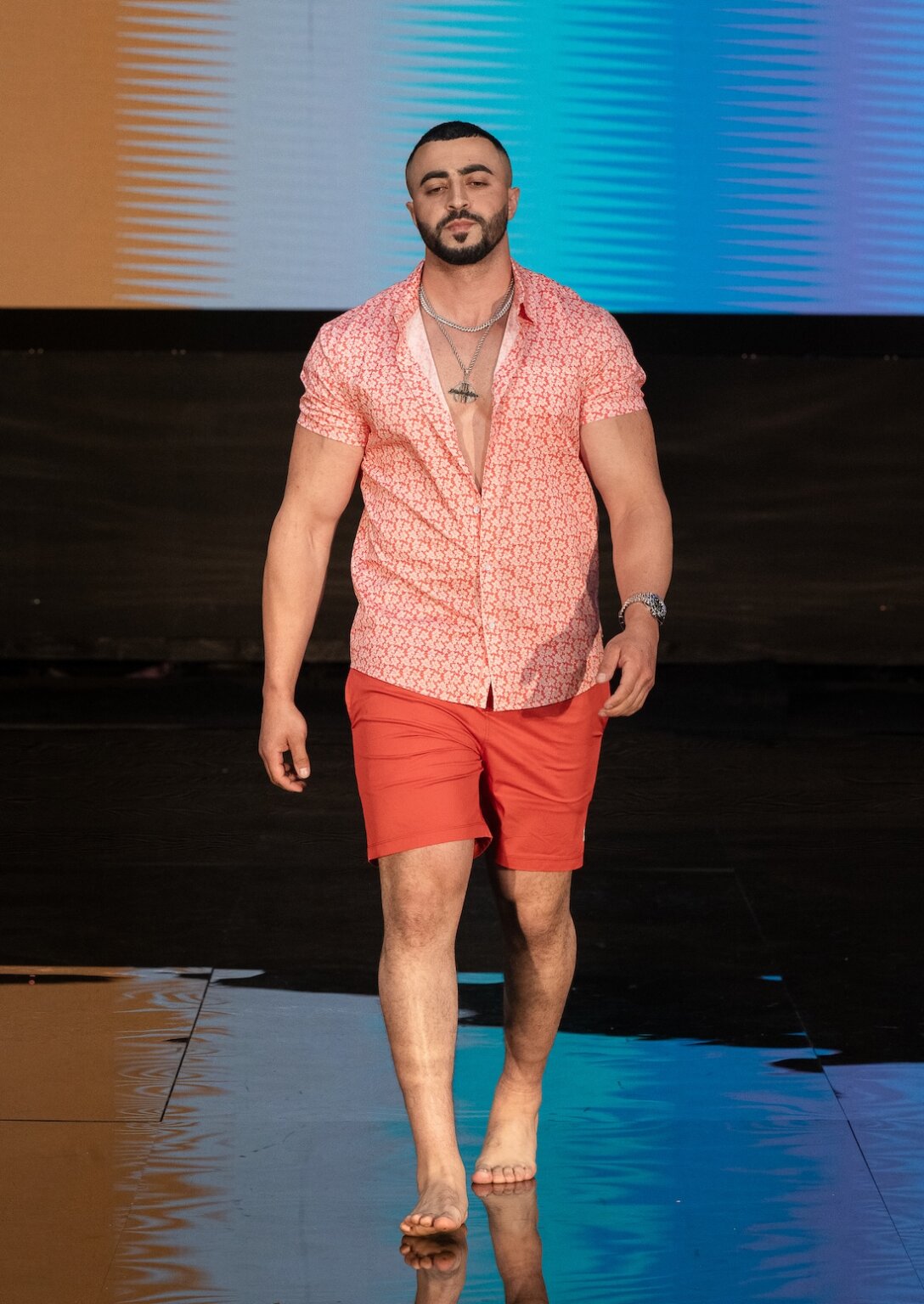MIAMI, FLORIDA - MAY 28: A model walks the runway at the Henri Costa show during Miami Swim Week Powered By Art Hearts Fashion at M2 MIAMI on May 28, 2026 in Miami, Florida. (Photo by Mark Gunter/Getty Images for Art Hearts Fashion)