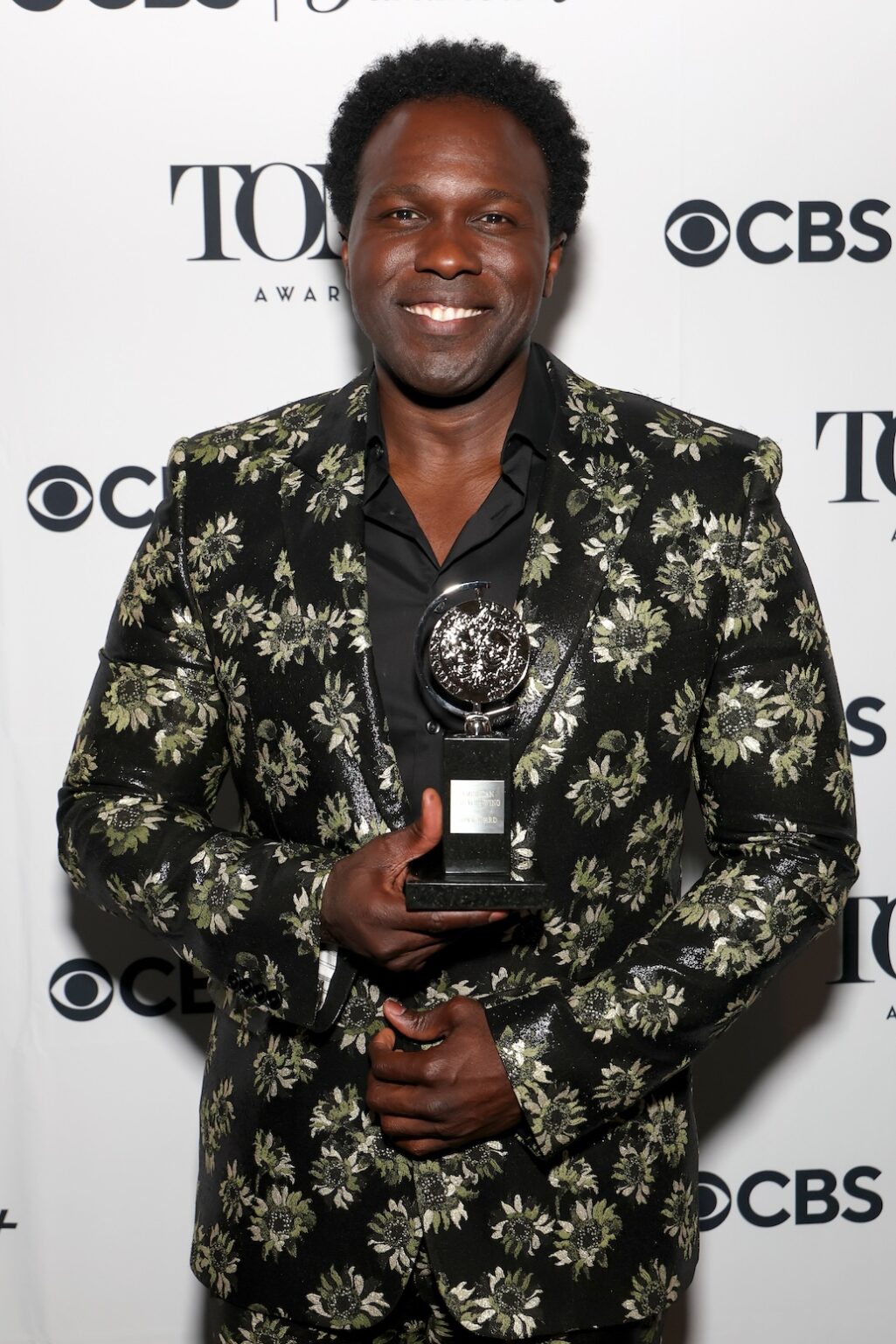 NEW YORK, NEW YORK - JUNE 07: Joshua Henry poses with the Best Performance by an Actor in a Leading Role in a Musical award for Ragtime during The 79th Annual Tony Awards at Radio City Music Hall on June 07, 2026 in New York City. (Photo by Kevin Mazur/Getty Images for Tony Awards Productions)