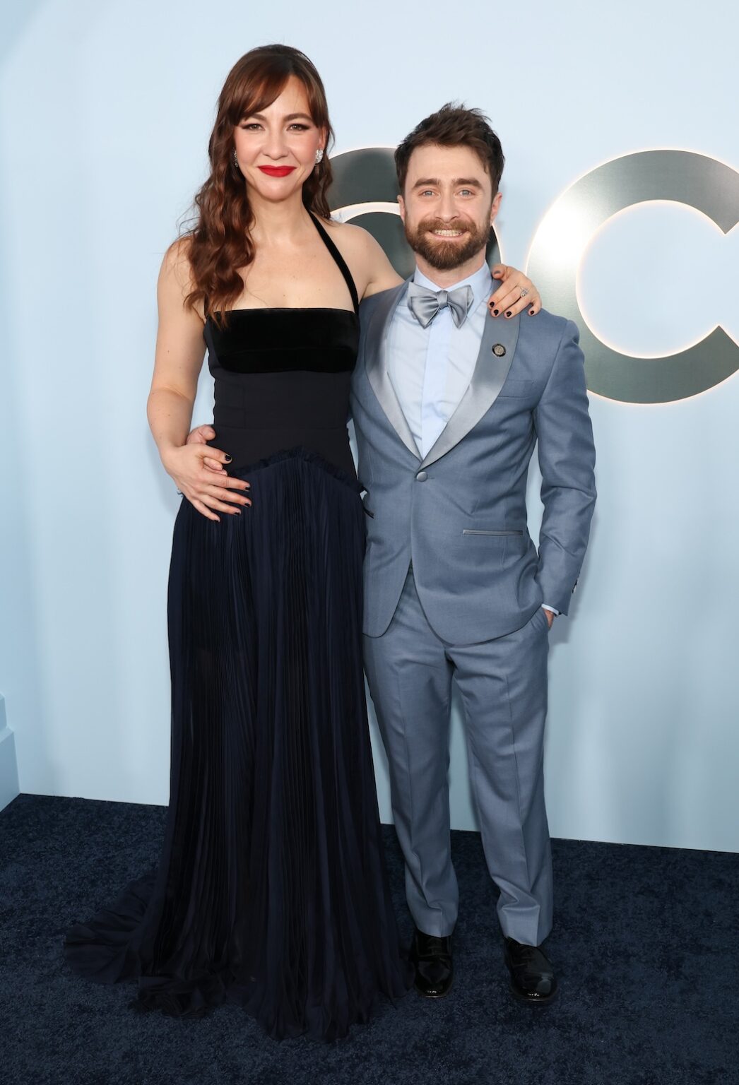 NEW YORK, NEW YORK - JUNE 07: (L-R) Erin Darke and Daniel Radcliffe attend The 79th Annual Tony Awards at Radio City Music Hall on June 07, 2026 in New York City. (Photo by Kevin Mazur/Getty Images for Tony Awards Productions)