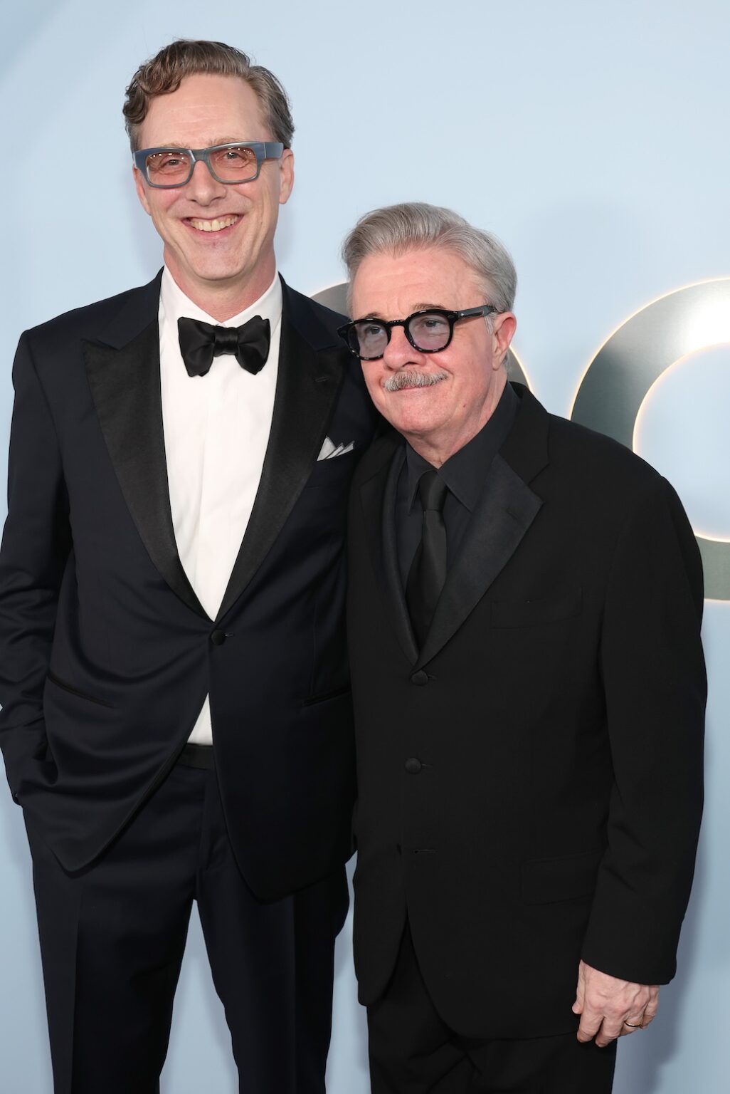 NEW YORK, NEW YORK - JUNE 07: (L-R) Devlin Elliott and Nathan Lane attend The 79th Annual Tony Awards at Radio City Music Hall on June 07, 2026 in New York City. (Photo by Kevin Mazur/Getty Images for Tony Awards Productions)
