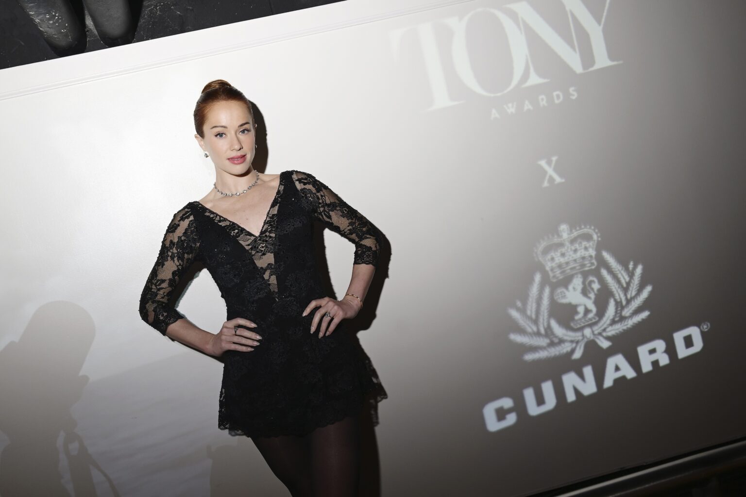 NEW YORK, NEW YORK - JUNE 07: Whitney Leavitt attends The 79th Annual Tony Awards Green Room Presented By Cunard at Radio City Music Hall on June 07, 2026 in New York City. (Photo by Valerie Terranova/Getty Images for Cunard)