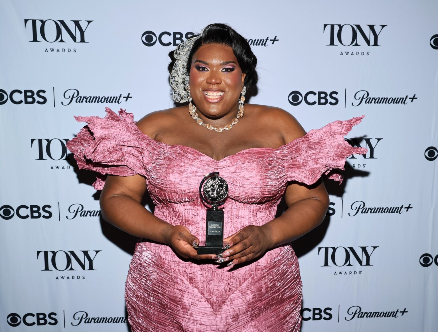 NEW YORK, NEW YORK - JUNE 07: Qween Jean attends The 79th Annual Tony Awards at Radio City Music Hall on June 07, 2026 in New York City. (Photo by Jemal Countess/Getty Images for Tony Awards Productions)
