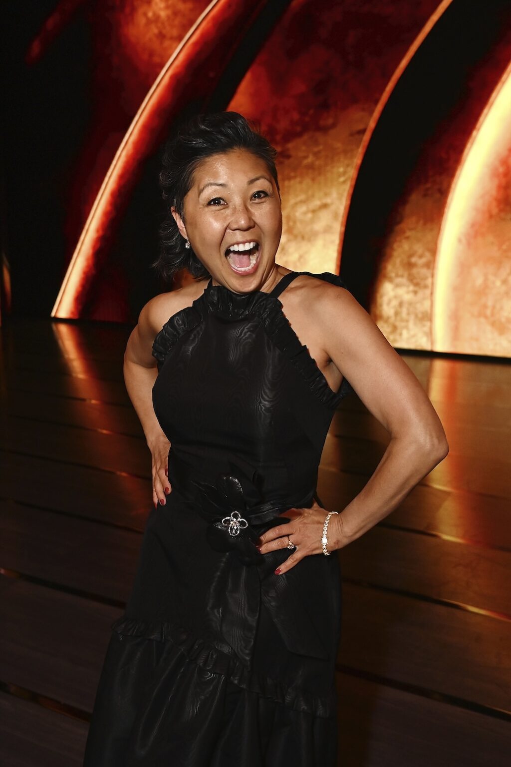 NEW YORK, NEW YORK - JUNE 07: Linda Cho attends The 79th Annual Tony Awards at Radio City Music Hall on June 07, 2026 in New York City. (Photo by Jenny Anderson/Getty Images for Tony Awards Productions)