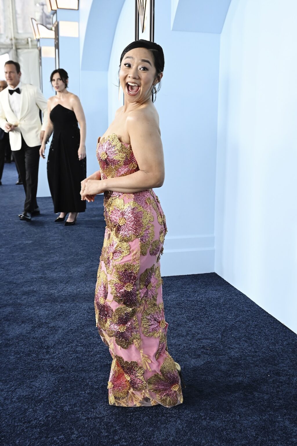 NEW YORK, NEW YORK - JUNE 07: Stephanie Hsu attends The 79th Annual Tony Awards at Radio City Music Hall on June 07, 2026 in New York City. (Photo by Jenny Anderson/Getty Images for Tony Awards Productions)