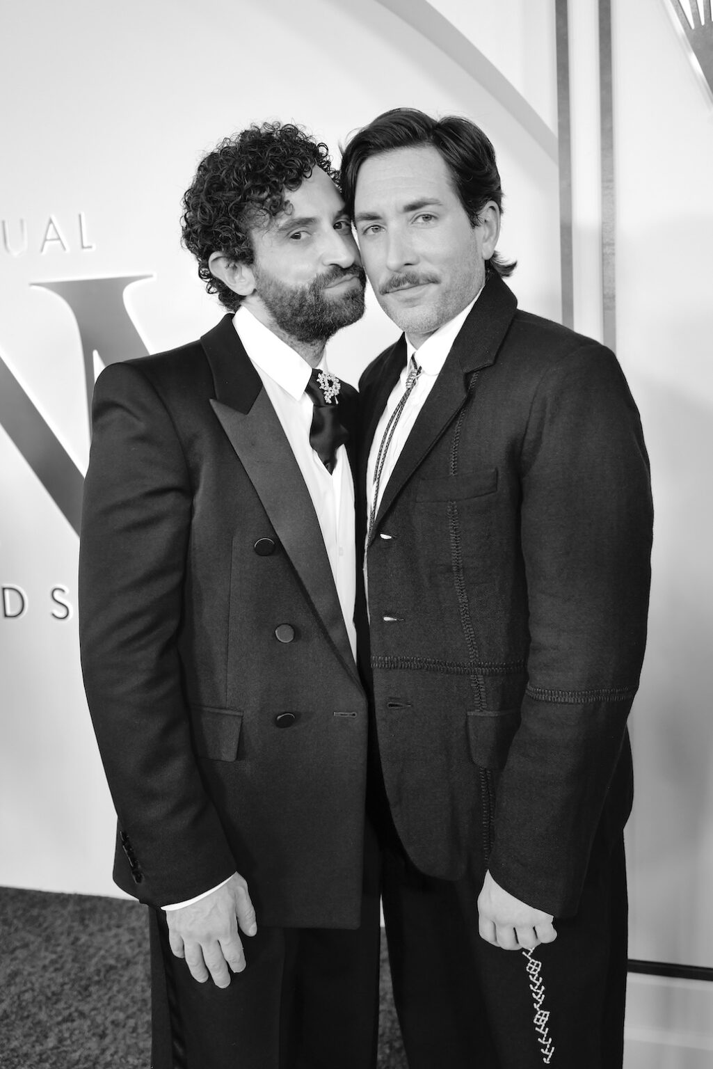 NEW YORK, NEW YORK - JUNE 07: (L-R) Brandon Uranowitz and Zachary Prince attend The 79th Annual Tony Awards at Radio City Music Hall on June 07, 2026 in New York City. (Photo by Jenny Anderson/Getty Images for Tony Awards Productions)