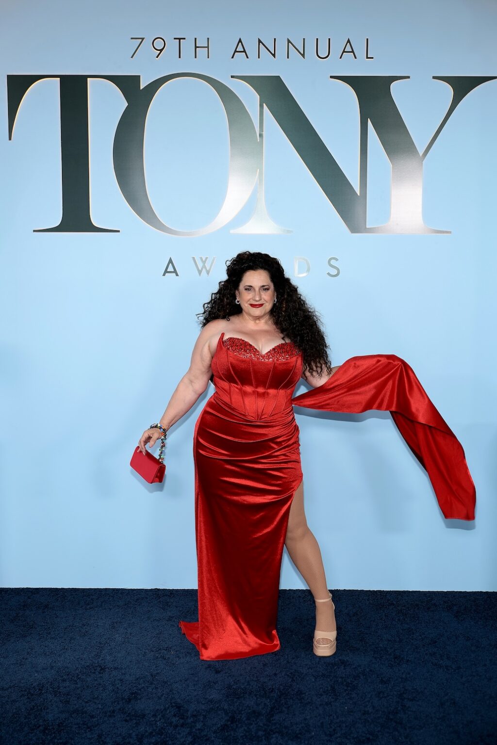 NEW YORK, NEW YORK - JUNE 07: Marissa Jaret Winokur attends The 79th Annual Tony Awards at Radio City Music Hall on June 07, 2026 in New York City. (Photo by Dimitrios Kambouris/Getty Images for Tony Awards Productions)