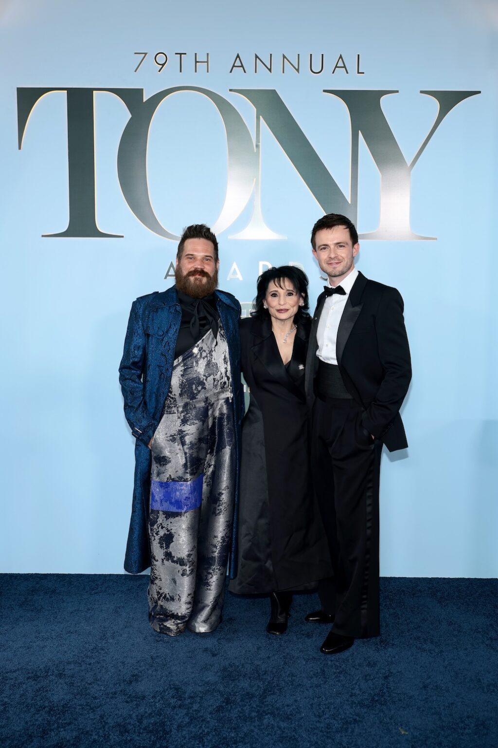 NEW YORK, NEW YORK - JUNE 07: Joan Grande (C) attends The 79th Annual Tony Awards at Radio City Music Hall on June 07, 2026 in New York City. (Photo by Dimitrios Kambouris/Getty Images for Tony Awards Productions)