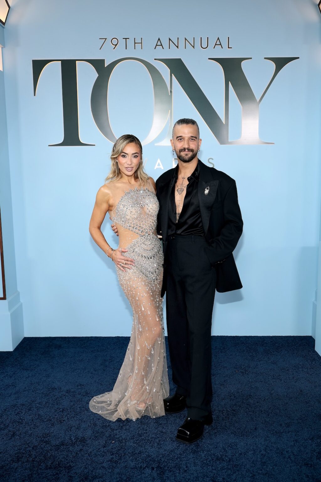 NEW YORK, NEW YORK - JUNE 07: (L-R) BC Jean and Mark Ballas attend The 79th Annual Tony Awards at Radio City Music Hall on June 07, 2026 in New York City. (Photo by Dimitrios Kambouris/Getty Images for Tony Awards Productions)