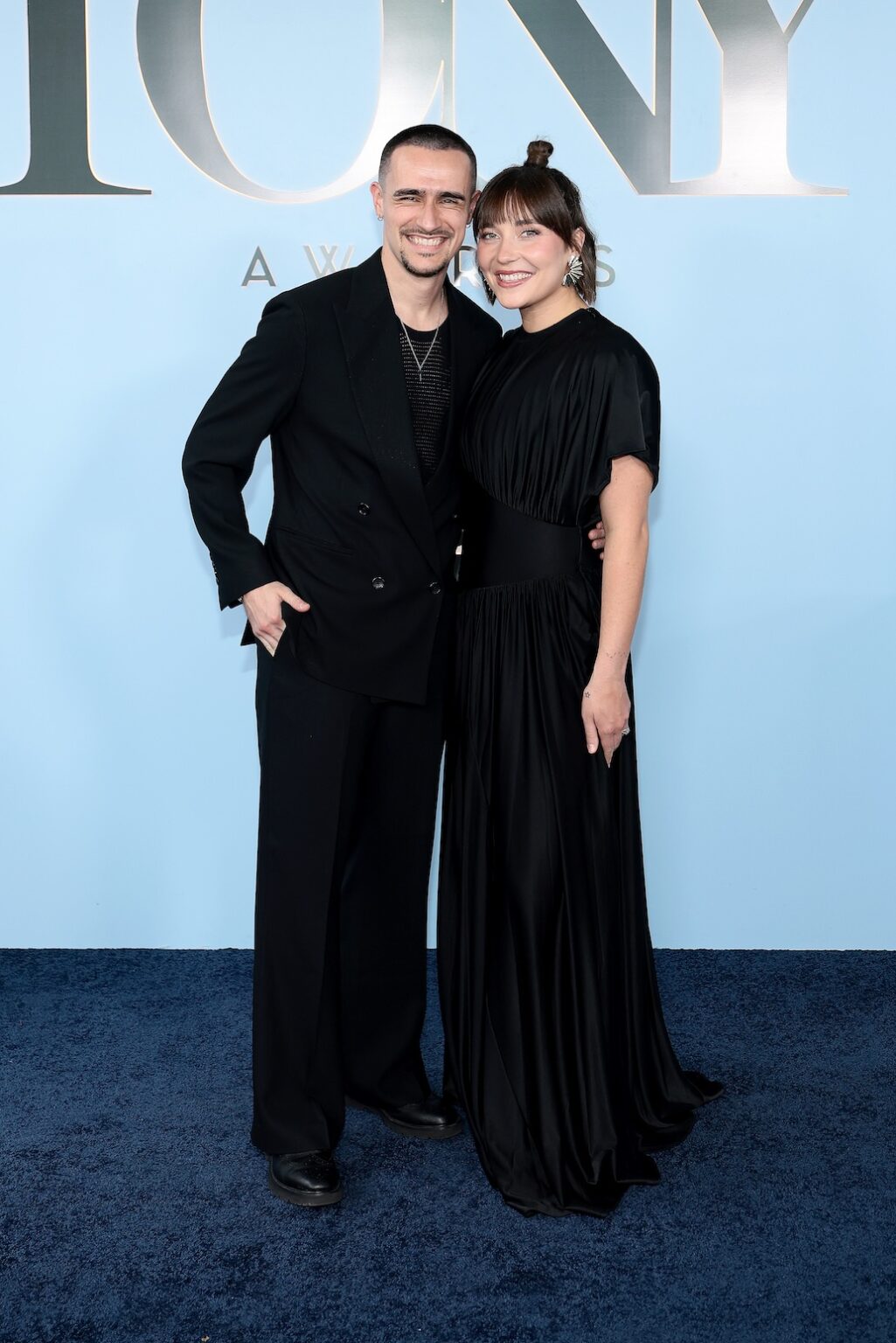 NEW YORK, NEW YORK - JUNE 07: (L-R) Austin Telenko and Marideth Telenko attend The 79th Annual Tony Awards at Radio City Music Hall on June 07, 2026 in New York City. (Photo by Dimitrios Kambouris/Getty Images for Tony Awards Productions)