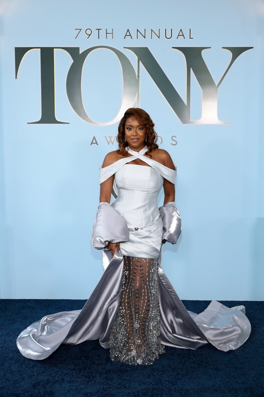 NEW YORK, NEW YORK - JUNE 07: Whitney White attends The 79th Annual Tony Awards at Radio City Music Hall on June 07, 2026 in New York City. (Photo by Dimitrios Kambouris/Getty Images for Tony Awards Productions)
