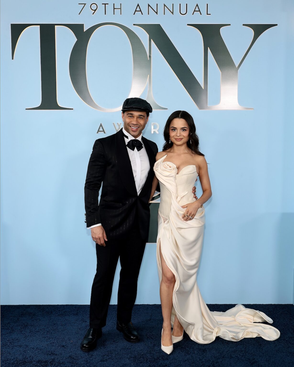 NEW YORK, NEW YORK - JUNE 07: (L-R) Corbin Bleu and Sasha Clements attend The 79th Annual Tony Awards at Radio City Music Hall on June 07, 2026 in New York City. (Photo by Dimitrios Kambouris/Getty Images for Tony Awards Productions)