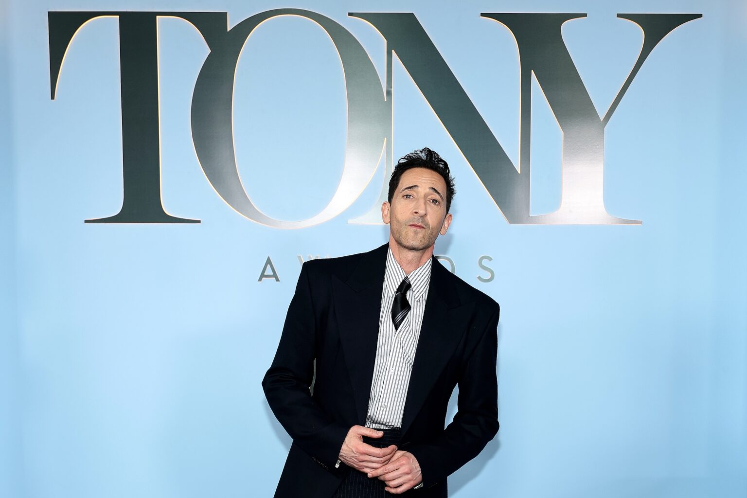 NEW YORK, NEW YORK - JUNE 07: Adrien Brody attends The 79th Annual Tony Awards at Radio City Music Hall on June 07, 2026 in New York City. (Photo by Dimitrios Kambouris/Getty Images for Tony Awards Productions)