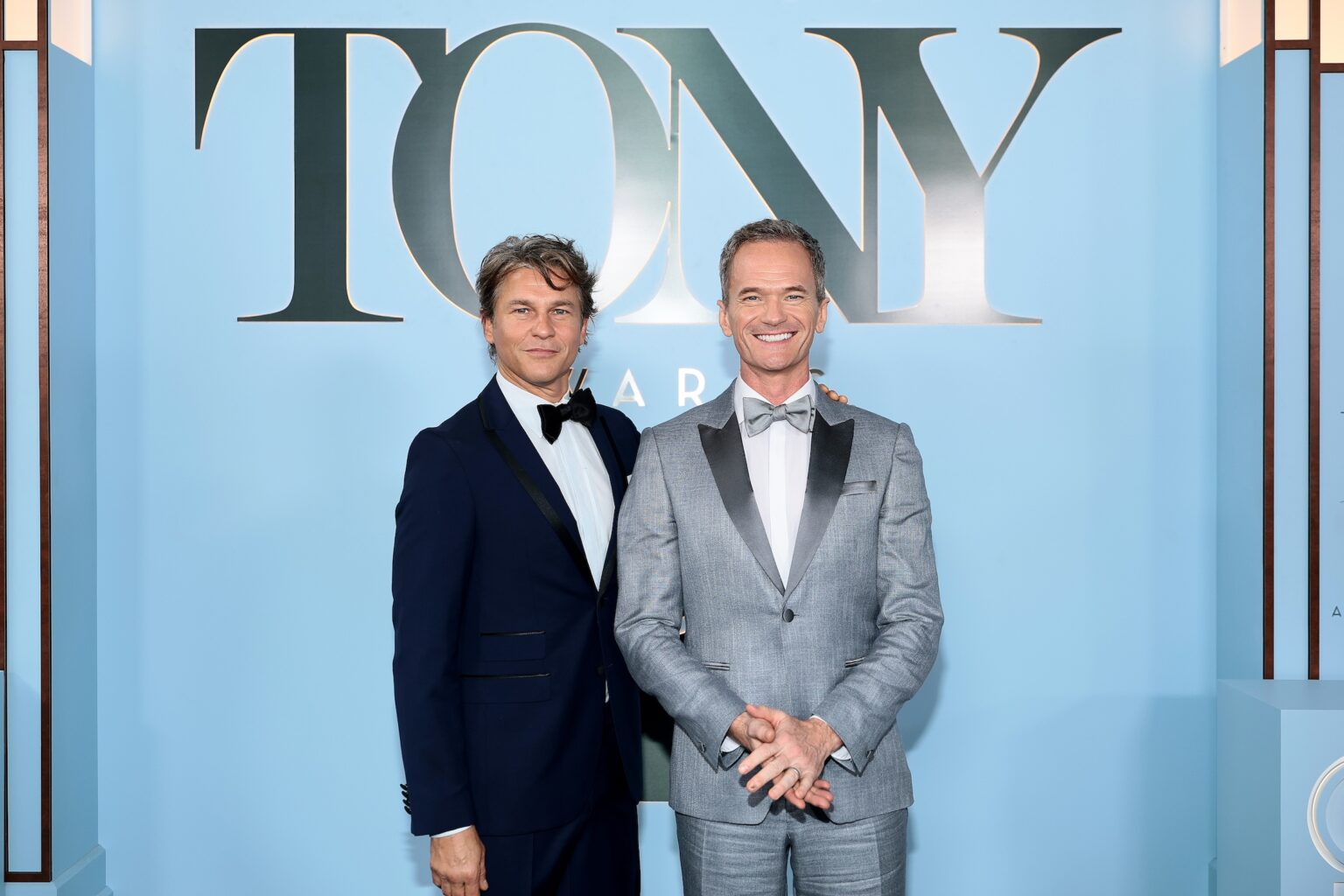 NEW YORK, NEW YORK - JUNE 07: (L-R) David Burtka and Neil Patrick Harris attend The 79th Annual Tony Awards at Radio City Music Hall on June 07, 2026 in New York City. (Photo by Dimitrios Kambouris/Getty Images for Tony Awards Productions)