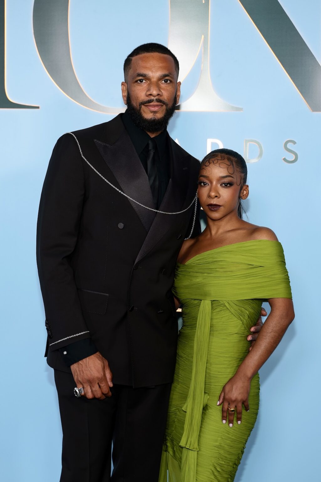 NEW YORK, NEW YORK - JUNE 07: (L-R) Biko Eisen-Martin and Kara Young attend The 79th Annual Tony Awards at Radio City Music Hall on June 07, 2026 in New York City. (Photo by Dimitrios Kambouris/Getty Images for Tony Awards Productions)