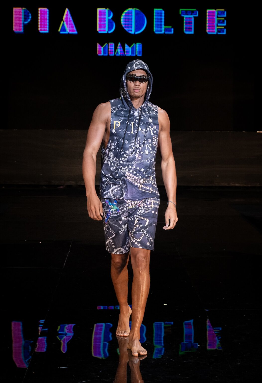 MIAMI, FLORIDA - MAY 28: A model walks the runway at the Pia Bolte show during Miami Swim Week Powered By Art Hearts Fashion at M2 MIAMI on May 28, 2026 in Miami, Florida. (Photo by Mark Gunter/Getty Images for Art Hearts Fashion)