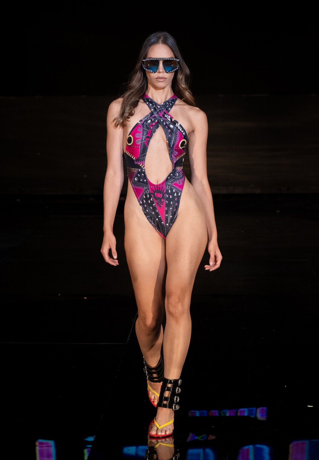MIAMI, FLORIDA - MAY 28: A model walks the runway at the Pia Bolte show during Miami Swim Week Powered By Art Hearts Fashion at M2 MIAMI on May 28, 2026 in Miami, Florida. (Photo by Mark Gunter/Getty Images for Art Hearts Fashion)
