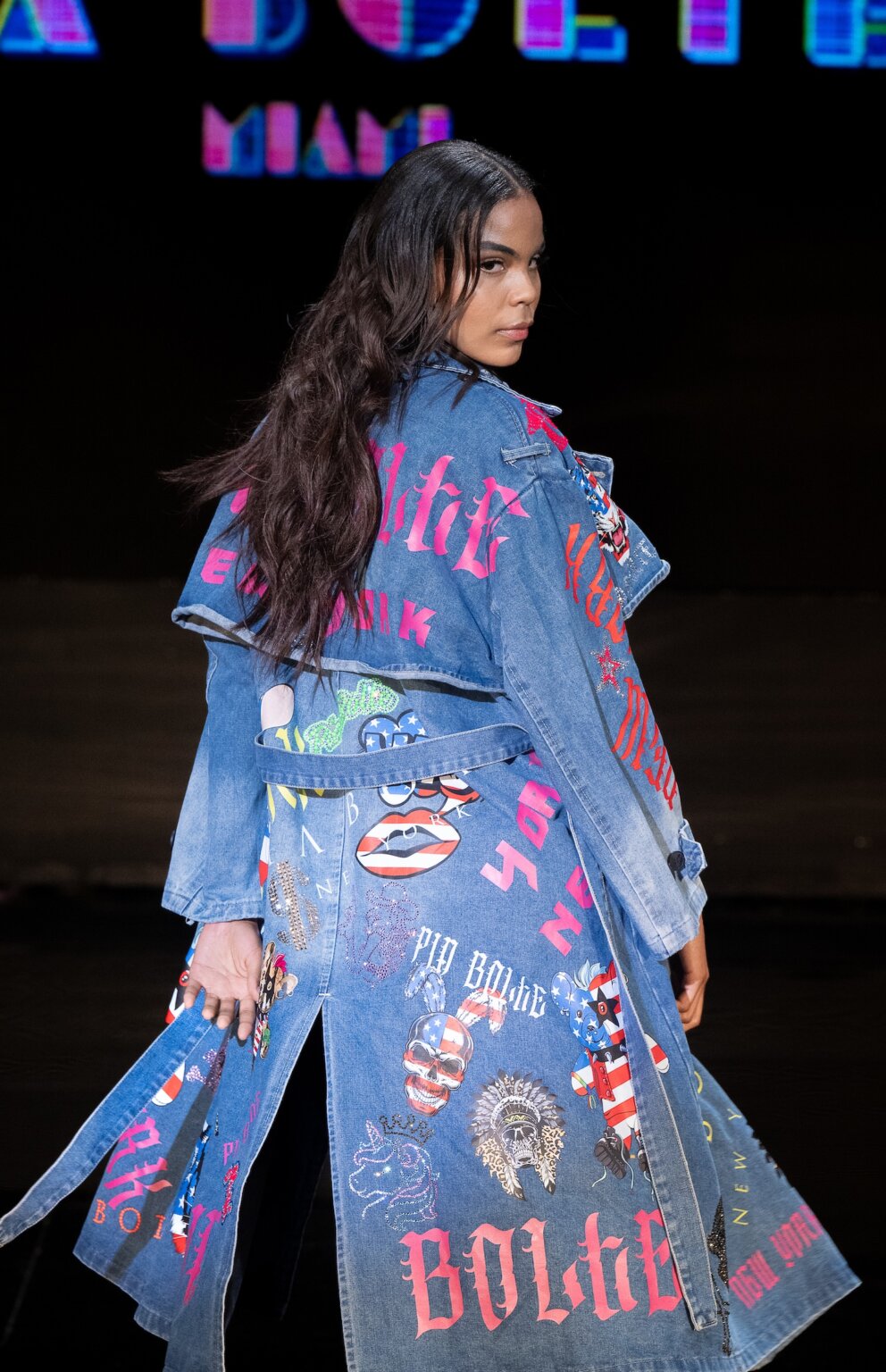 MIAMI, FLORIDA - MAY 28: A model walks the runway at the Pia Bolte show during Miami Swim Week Powered By Art Hearts Fashion at M2 MIAMI on May 28, 2026 in Miami, Florida. (Photo by Mark Gunter/Getty Images for Art Hearts Fashion)