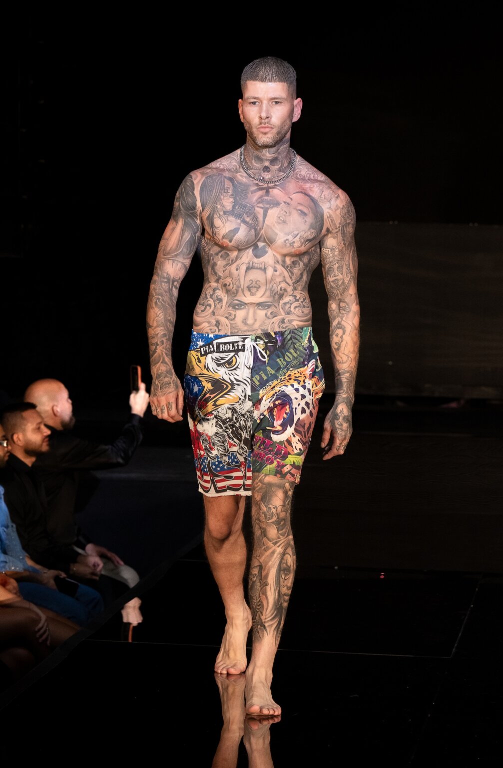 MIAMI, FLORIDA - MAY 28: A model walks the runway at the Pia Bolte show during Miami Swim Week Powered By Art Hearts Fashion at M2 MIAMI on May 28, 2026 in Miami, Florida. (Photo by Mark Gunter/Getty Images for Art Hearts Fashion)