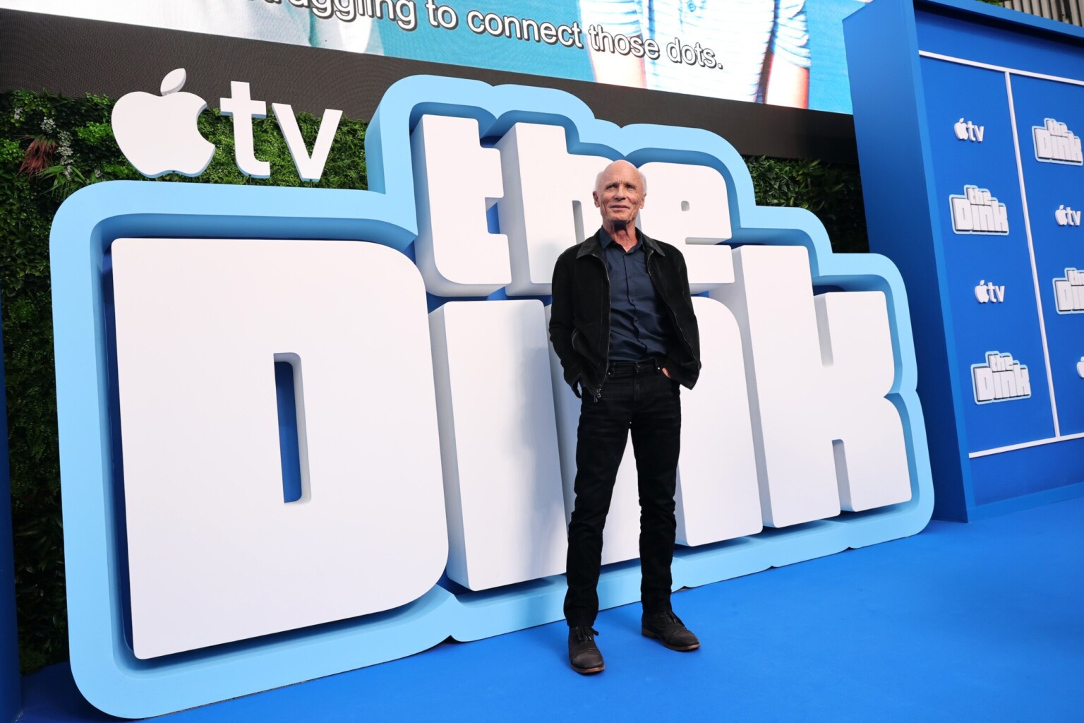 LOS ANGELES, CALIFORNIA - JULY 20: Ed Harris attends the global premiere of the upcoming Apple TV sports comedy “The Dink” at The Atrium at Westfield Century City on July 20, 2026 in Los Angeles, California. “The Dink” streams globally on Apple TV on Friday, July 24, 2026. (Photo by Eric Charbonneau/Apple TV via Getty Images)