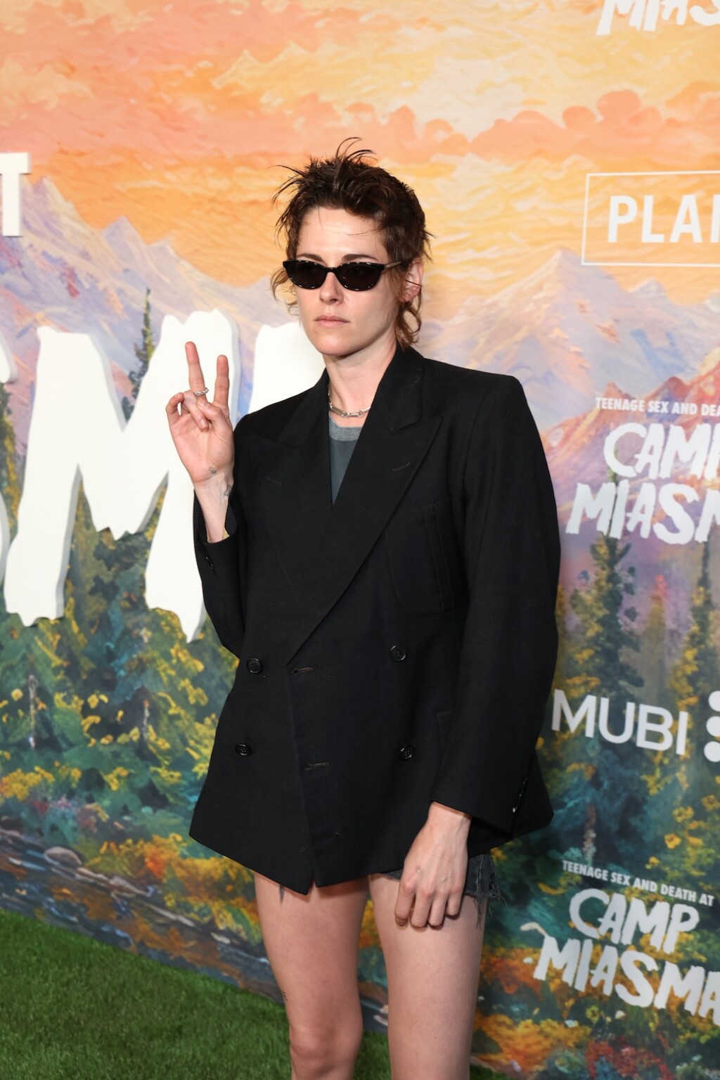 LOS ANGELES, CALIFORNIA - JULY 29: Kristen Stewart seen at the Special Screening of Mubi's "Teenage Sex and Death at Camp Miasma" at DGA Theatre on July 29, 2026 in Los Angeles, California. (Photo by JC Olivera/Mubi via Getty Images)