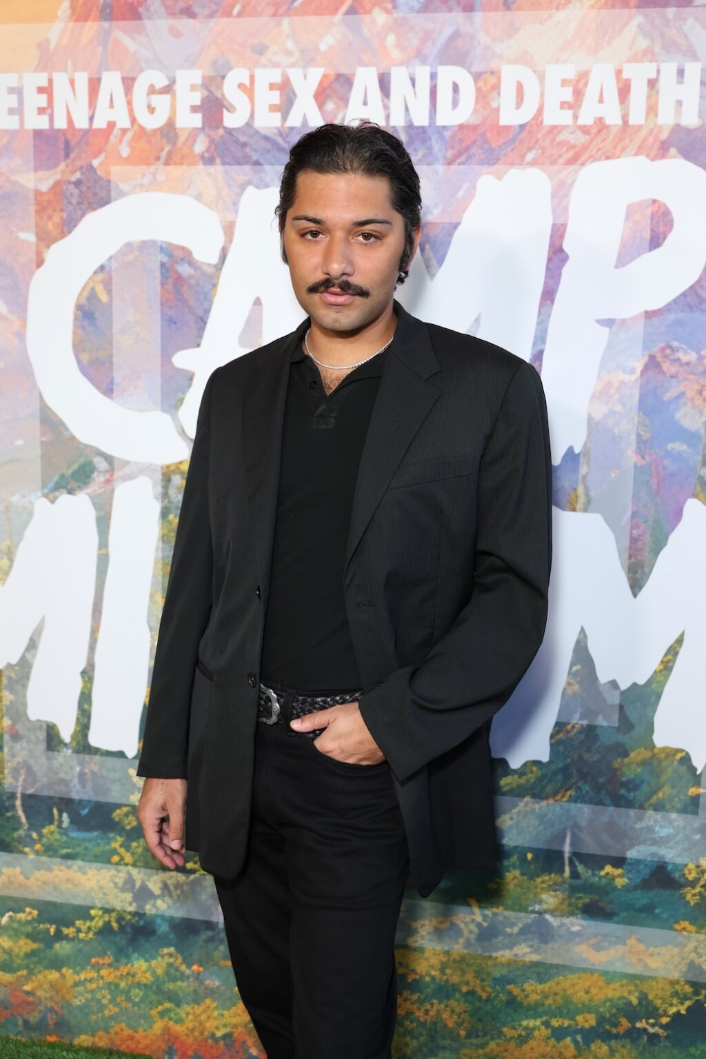 LOS ANGELES, CALIFORNIA - JULY 29: Mark Indelicato seen at the Special Screening of Mubi's "Teenage Sex and Death at Camp Miasma" at DGA Theatre on July 29, 2026 in Los Angeles, California. (Photo by JC Olivera/Mubi via Getty Images)