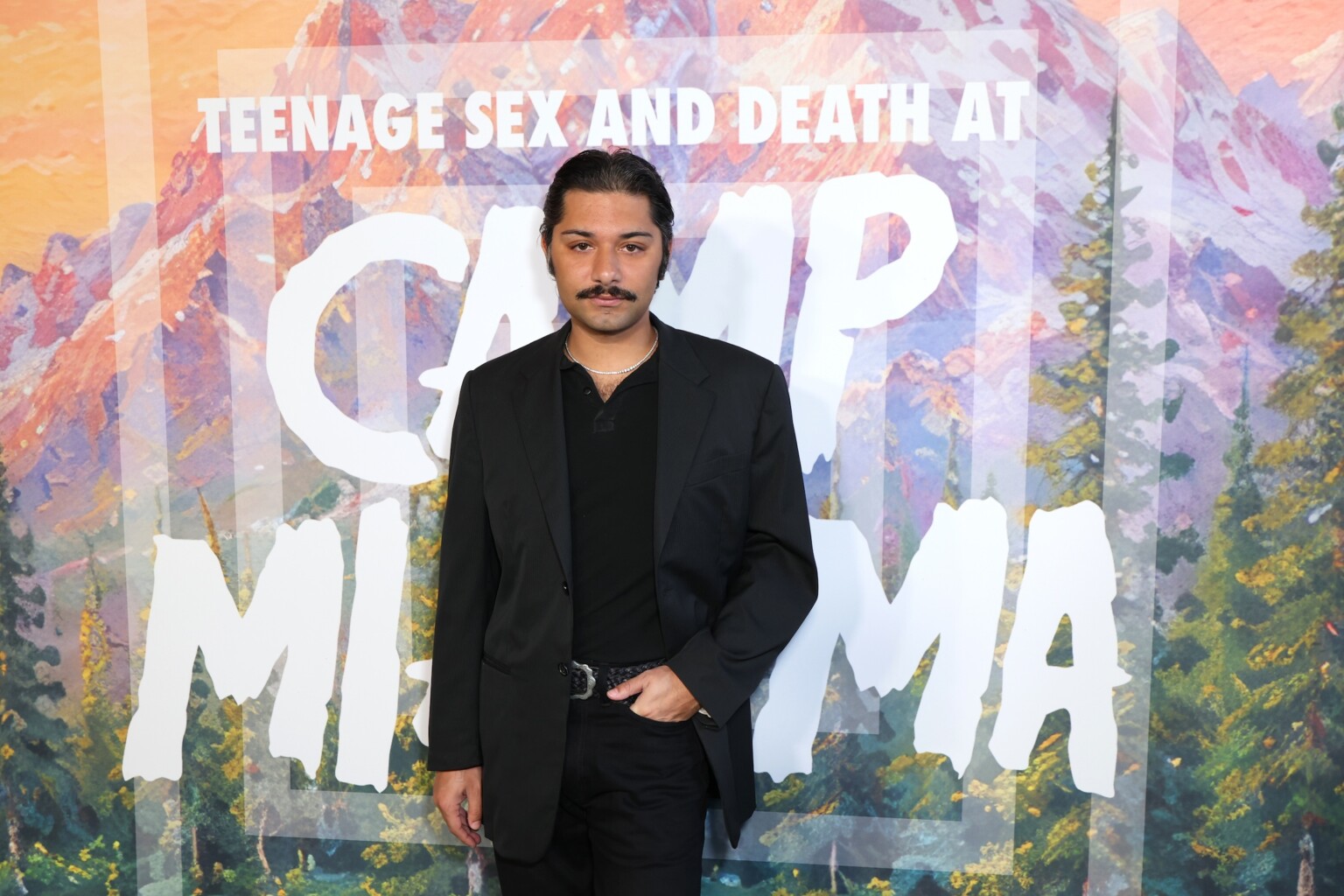 LOS ANGELES, CALIFORNIA - JULY 29: Mark Indelicato seen at the Special Screening of Mubi's "Teenage Sex and Death at Camp Miasma" at DGA Theatre on July 29, 2026 in Los Angeles, California. (Photo by JC Olivera/Mubi via Getty Images)