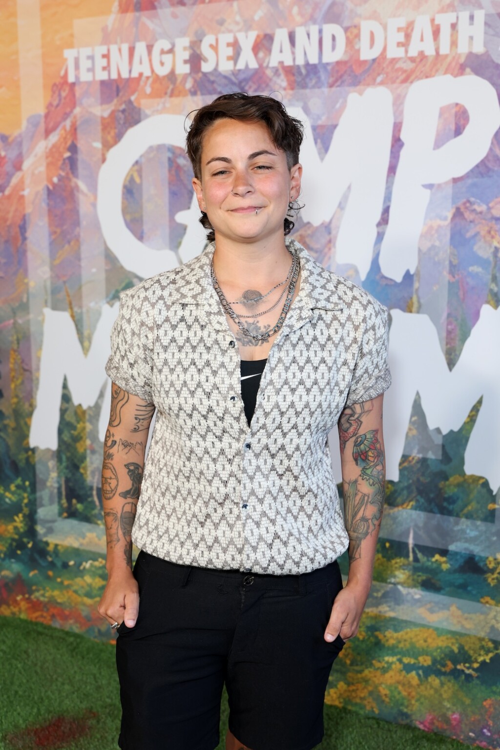 LOS ANGELES, CALIFORNIA - JULY 29: Jessica Gallagher seen at the Special Screening of Mubi's "Teenage Sex and Death at Camp Miasma" at DGA Theatre on July 29, 2026 in Los Angeles, California. (Photo by JC Olivera/Mubi via Getty Images)