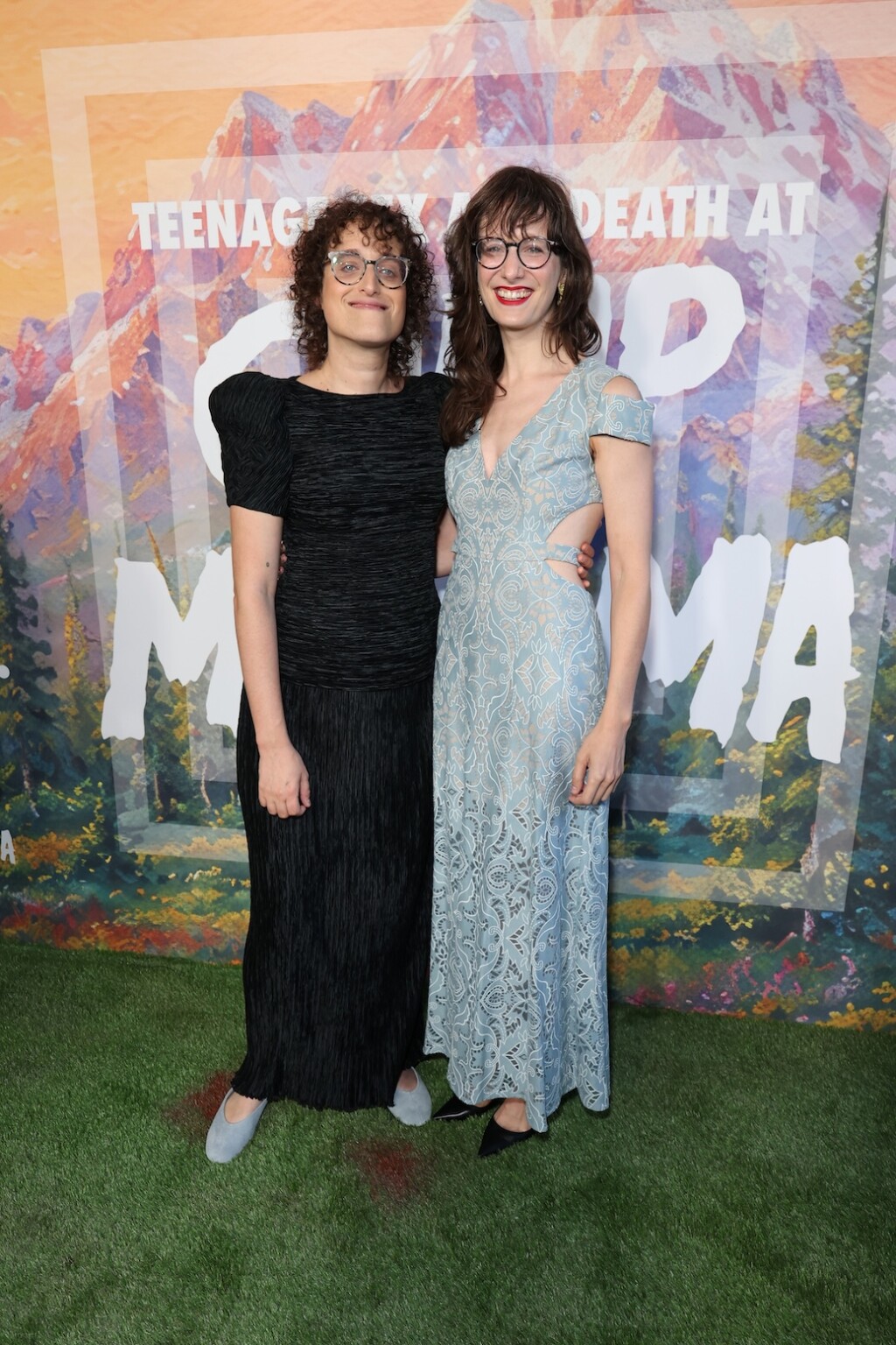 LOS ANGELES, CALIFORNIA - JULY 29: Jane Schoenbrun (L) and Melissa Ader seen at the Special Screening of Mubi's "Teenage Sex and Death at Camp Miasma" at DGA Theatre on July 29, 2026 in Los Angeles, California. (Photo by JC Olivera/Mubi via Getty Images)