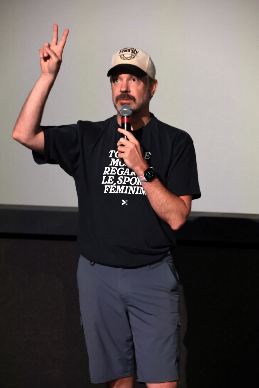 KANSAS CITY, MISSOURI - JULY 12: Jason Sudeikis attends a local screening celebrating season four of the Apple TV series “Ted Lasso” at the Regnier Extreme Screen in Kansas City. Season four of “Ted Lasso” premieres globally on Apple TV on Wednesday, August 5, 2026. (Photo by Eric Charbonneau/Apple TV via Getty Images)