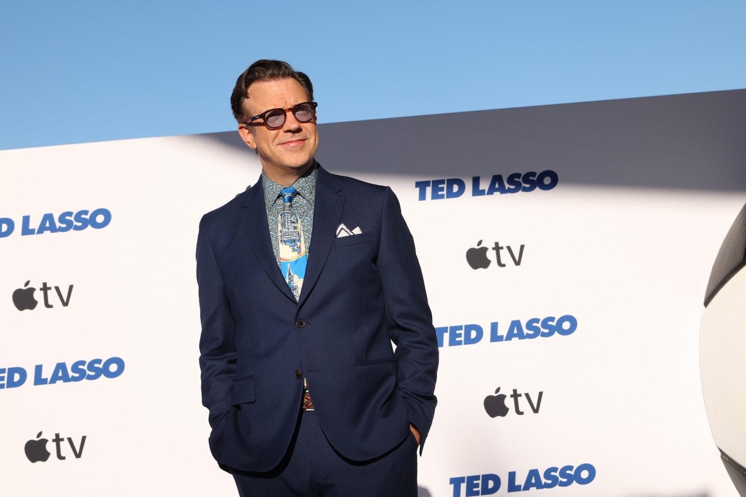 LOS ANGELES, CALIFORNIA - JULY 27: Jason Sudeikis attends the world premiere celebrating season four of the Apple TV beloved series “Ted Lasso” at Academy Museum of Motion Pictures on July 27, 2026 in Los Angeles, California. The new season of “Ted Lasso” premieres globally on Apple TV on Wednesday, August 5, 2026. (Photo by JC Olivera/Apple TV via Getty Images)