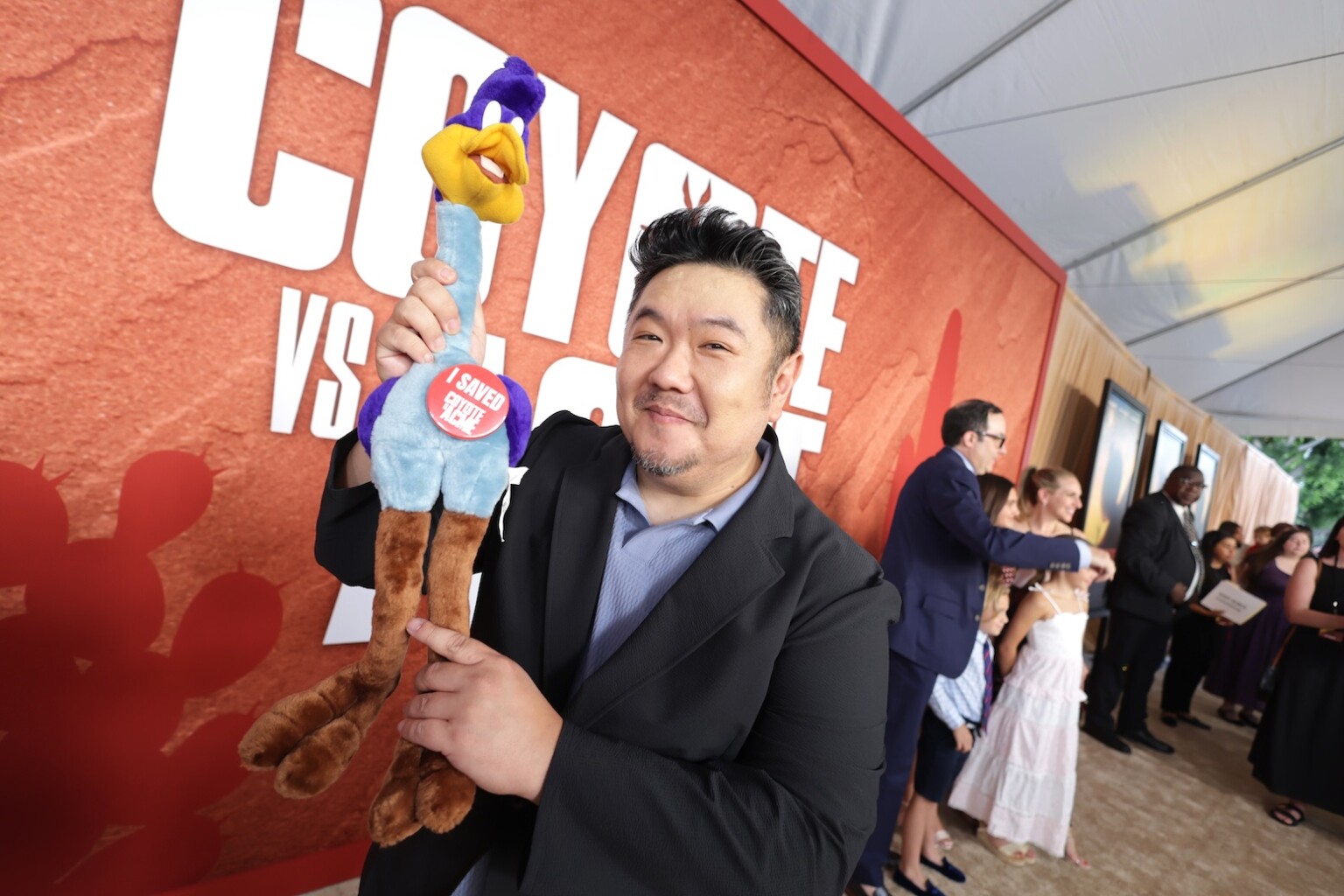 LOS ANGELES, CALIFORNIA - AUGUST 26: Eric Bauza is seen at the Los Angeles Premiere of Ketchup Entertainment's "Coyote Vs Acme" at Westwood Village Theater on August 26, 2026 in Los Angeles, California. (Photo by Eric Charbonneau/Ketchup Entertainment via Getty Images)