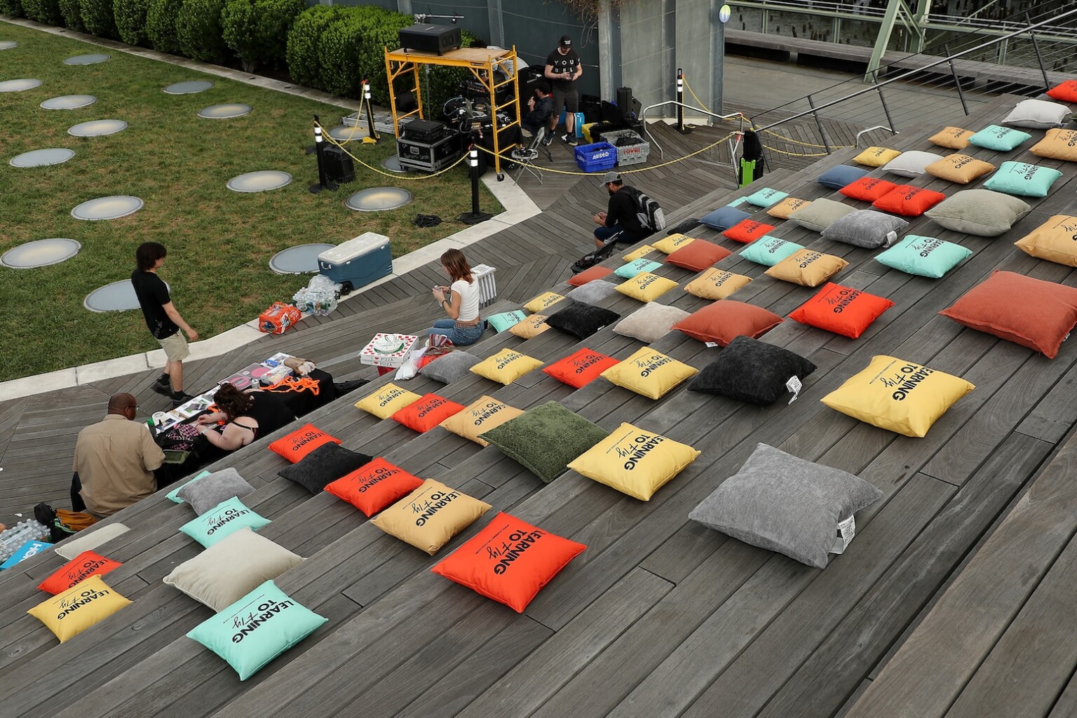 New York, New York - 8/18/26 - New York Premiere of Unreasonable Studios’ “Learning To Fly” - PICTURED: Atmosphere - PHOTO by: Marion Curtis / StarPix for Unreasonable Studios - Location: Rooftop Screen, Pier 57