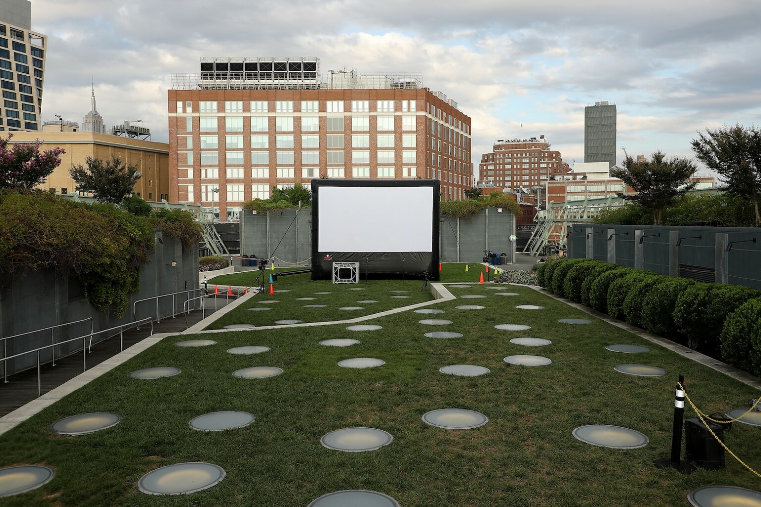 New York, New York - 8/18/26 - New York Premiere of Unreasonable Studios’ “Learning To Fly” - PICTURED: Atmosphere - PHOTO by: Marion Curtis / StarPix for Unreasonable Studios - Location: Rooftop Screen, Pier 57