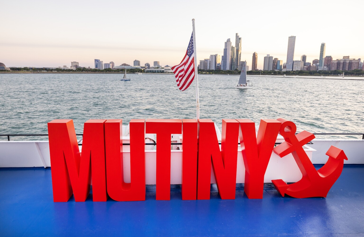 Jason Statham Goes 30 Feet Tall on the River Thames for Mutiny