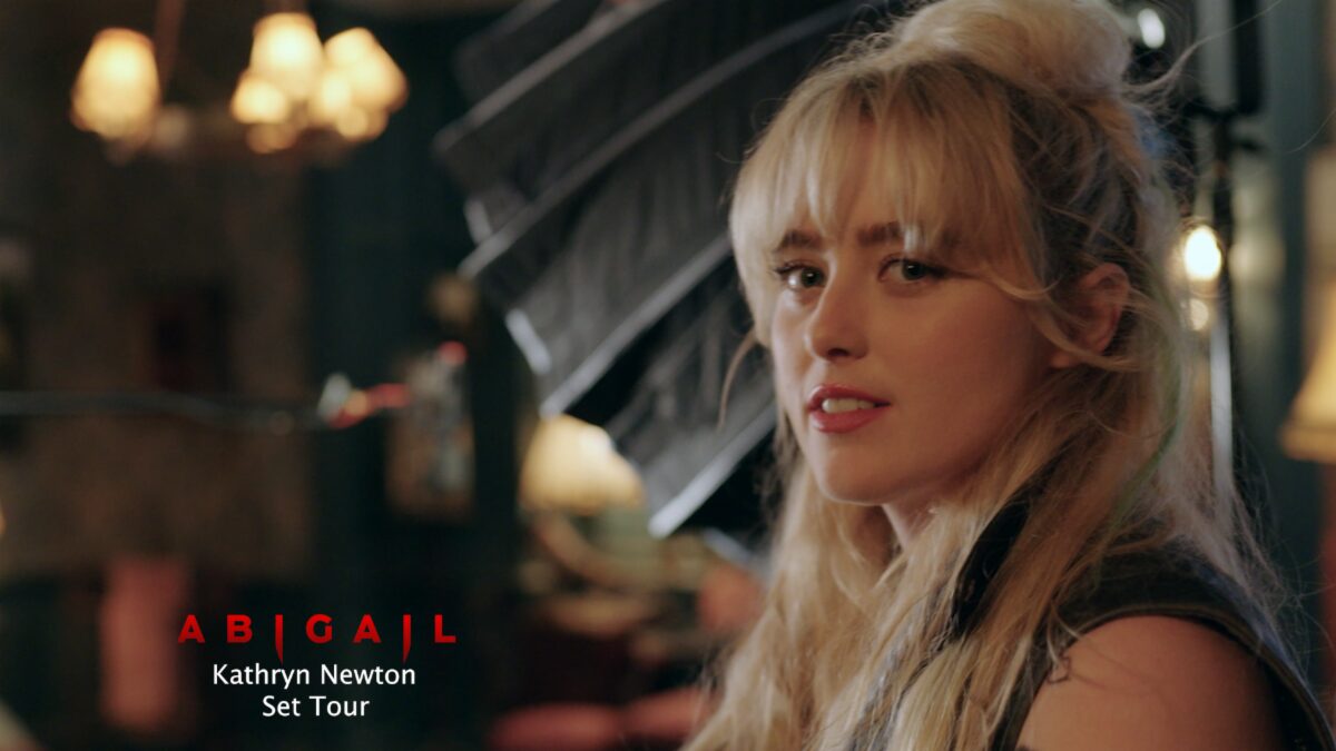 Behind The Scenes Tour of the ABIGAIL set with Kathryn Newton