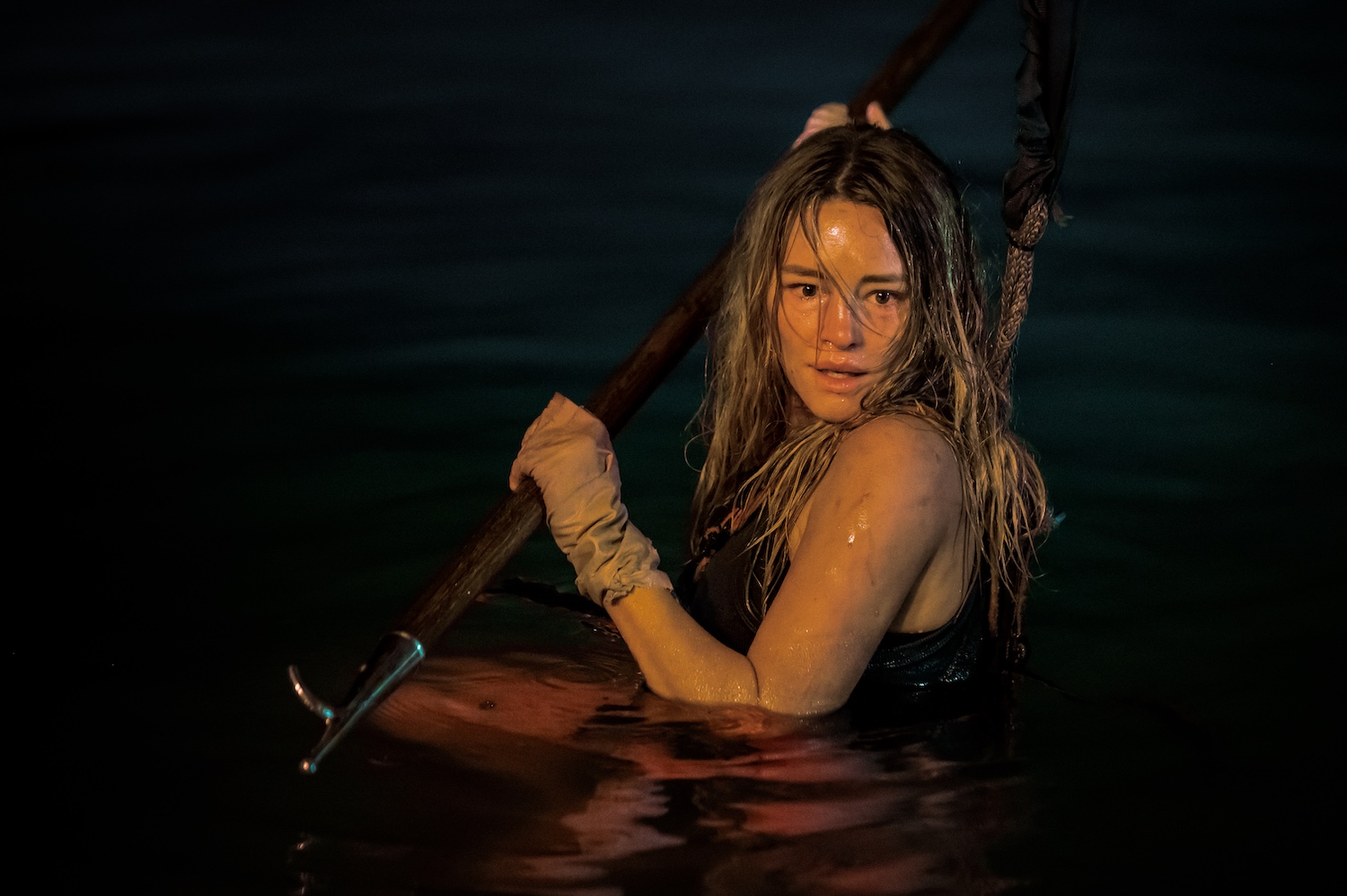 Hassie Harrison in Sean Byrne’s DANGEROUS ANIMALS. Courtesy of Mark Taylor. An Independent Film Company and Shudder Release.