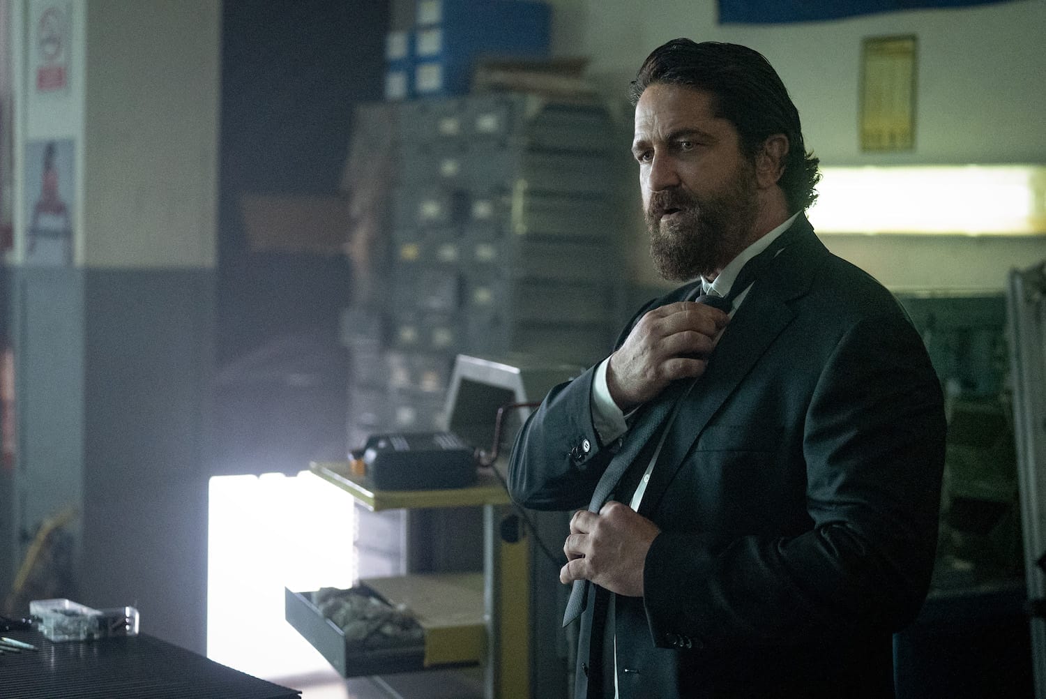Gerard Butler as 'Big Nick' O'Brien in DEN OF THIEVES 2: PANTERA. Photo Credit: Rico Torres for Lionsgate