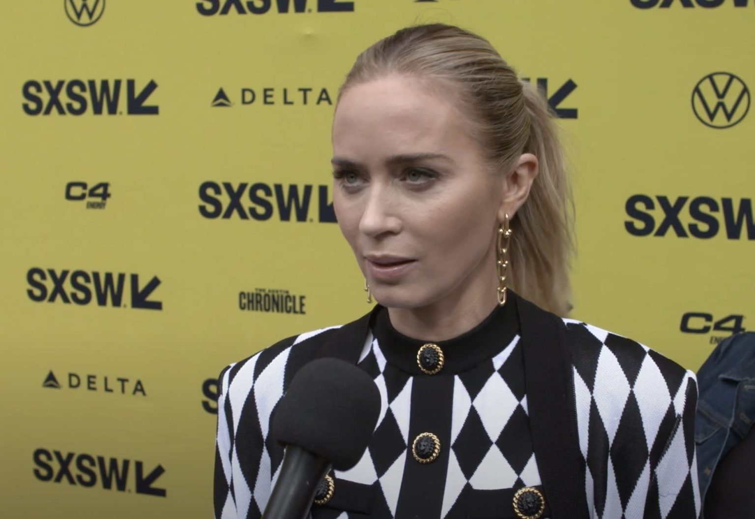 Emily Blunt Interview About FALL GUY at SXSW