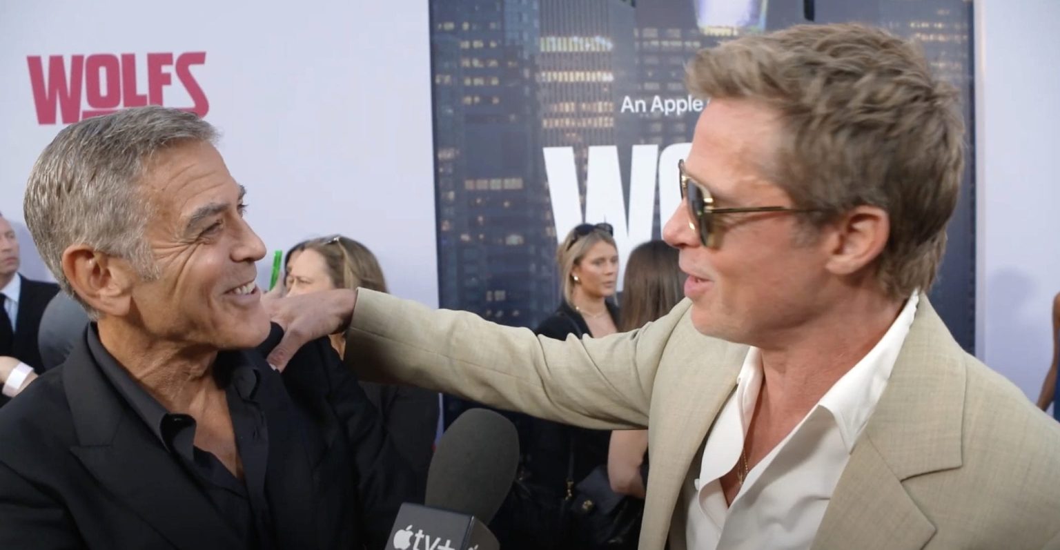 george clooney and brad pitt