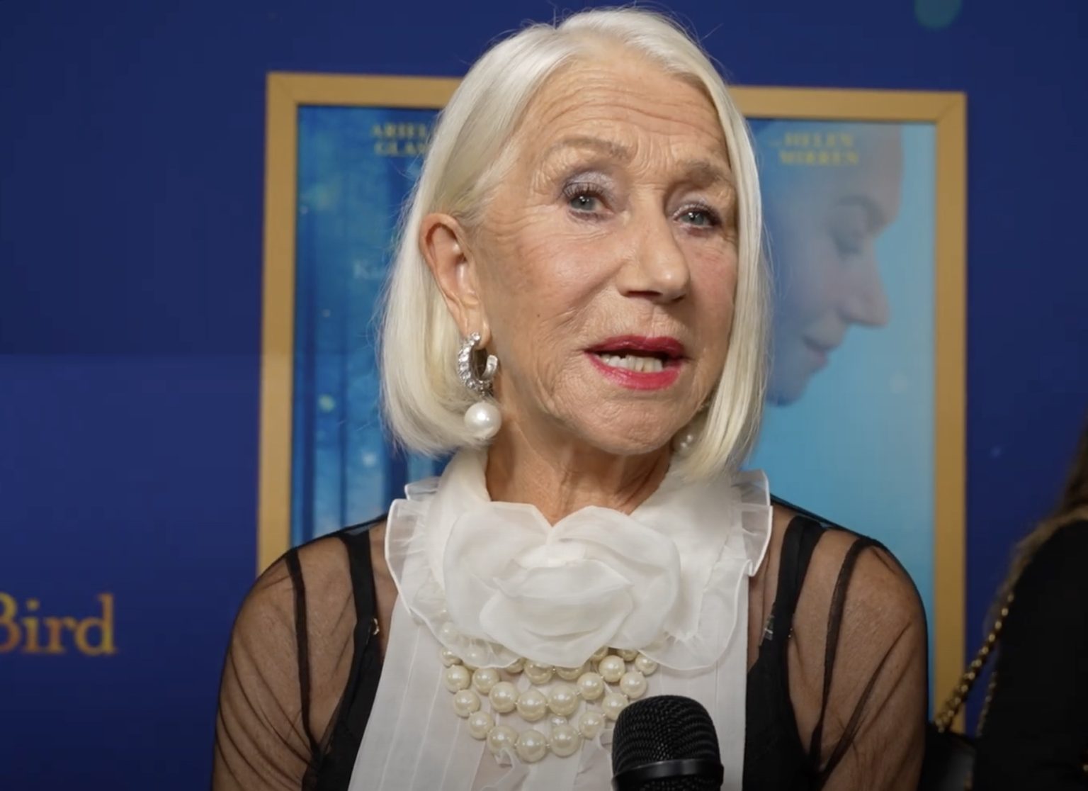 Helen Mirren Interview at the WHITE BIRD movie screening