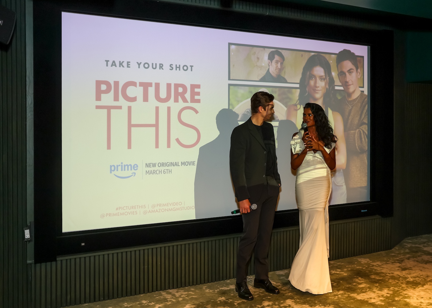 Pictures from PICTURE THIS Rom-Com Starring Simone Ashley & Hero Fiennes Tiffin Special Screening in NYC