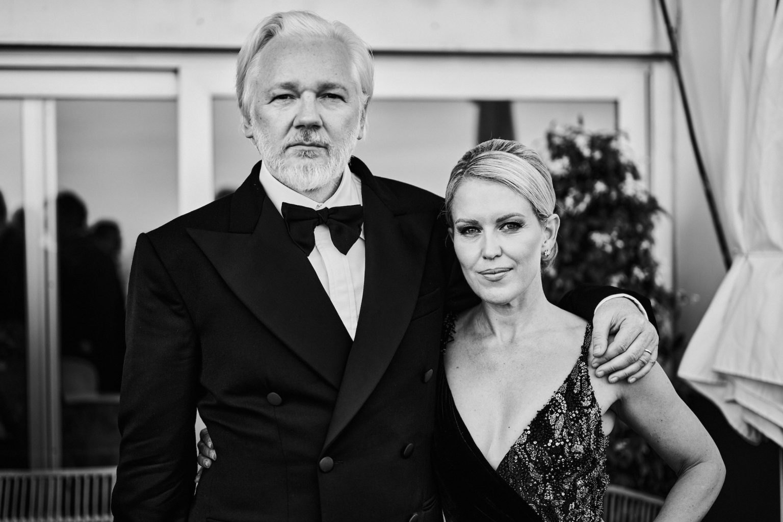 Julian Assange and Jennifer Robinson at the Cannes World Premiere (Photo Credit: David Dollmann)