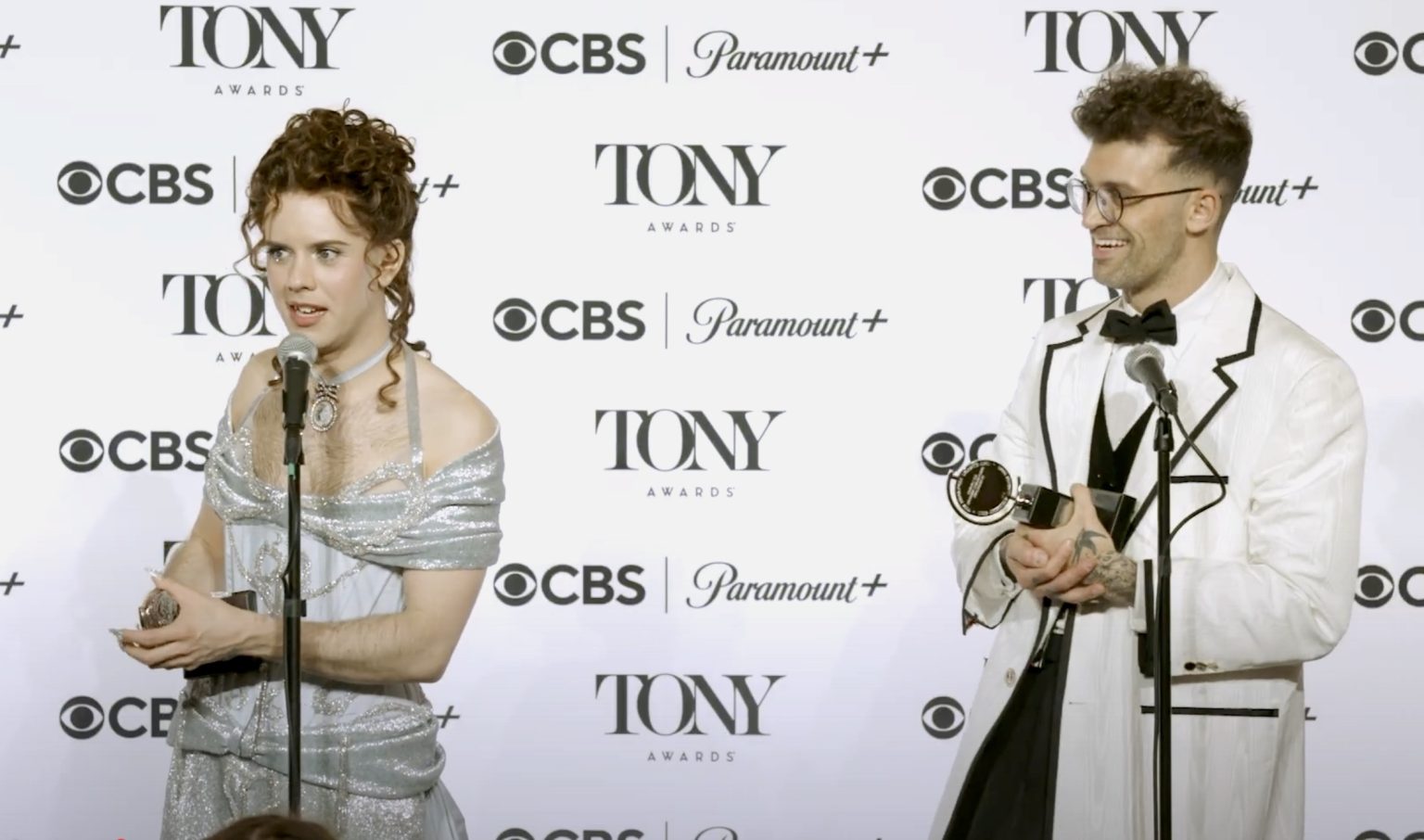 Tony Award Winners Cole Escola and Sam Pinkleton give insights at The 78th Annual Tony Awards