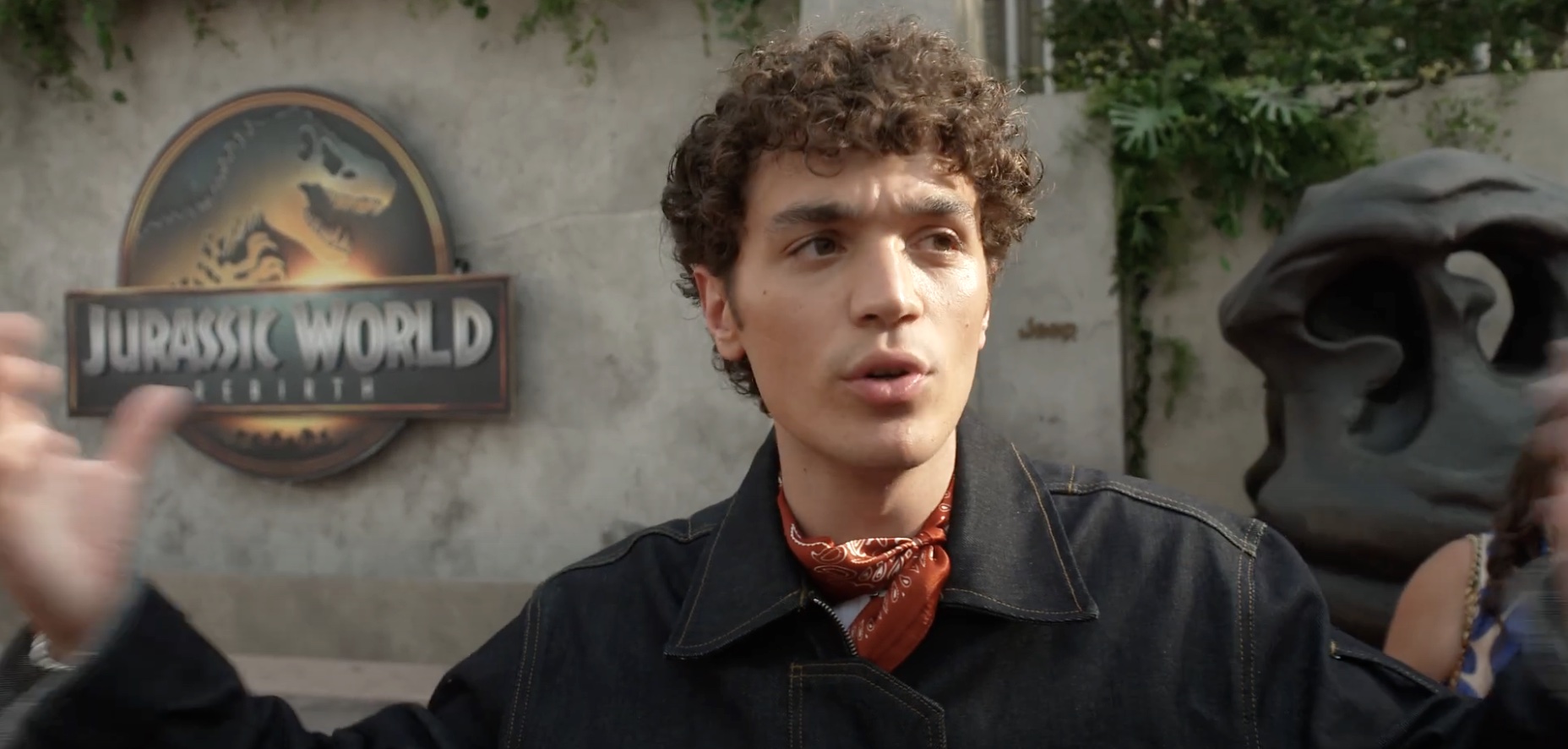 Jurassic World Rebirth World Premiere Interview with David Iacono