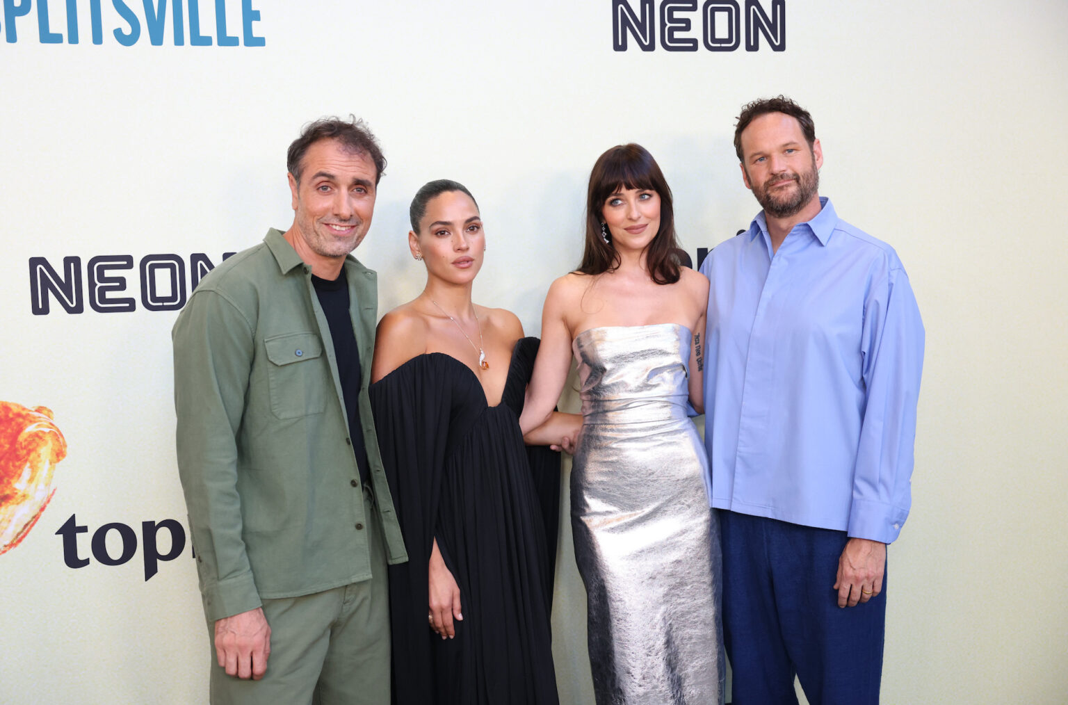 Red Carpet Premiere Pics from SPLITSVILLE Starring Dakota Johnson, Adria Arjona, Kyle Marvin, Director Michael Angelo Covin