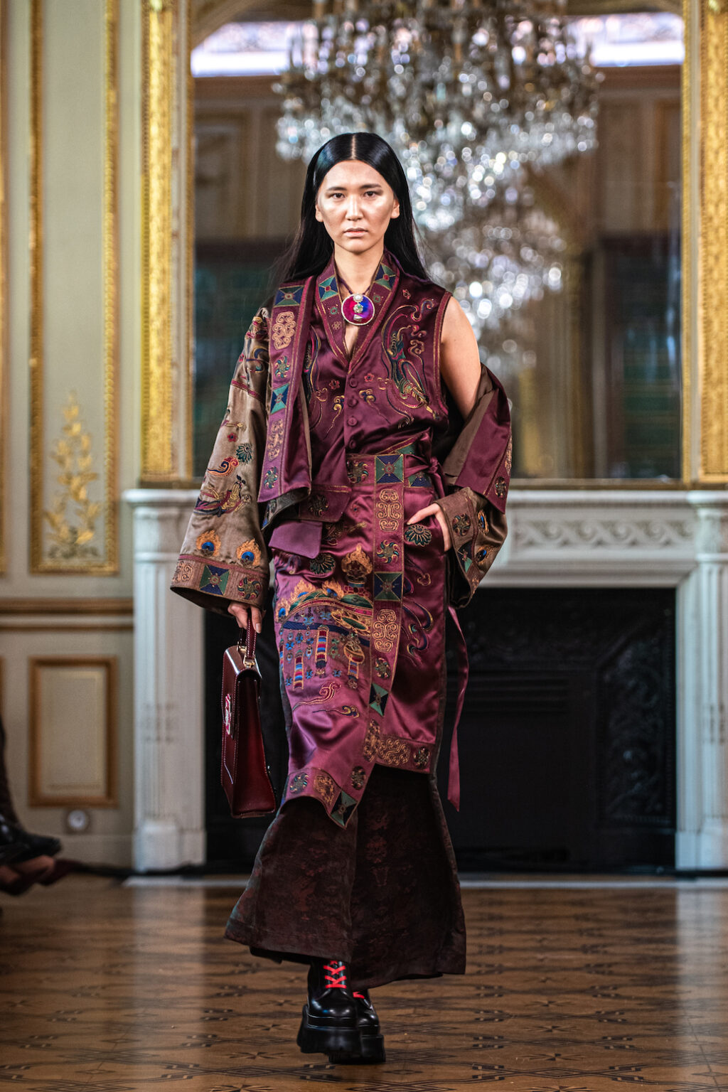 Runway by ZOUXIN during Paris Fashion Week for Spring Summer 2026