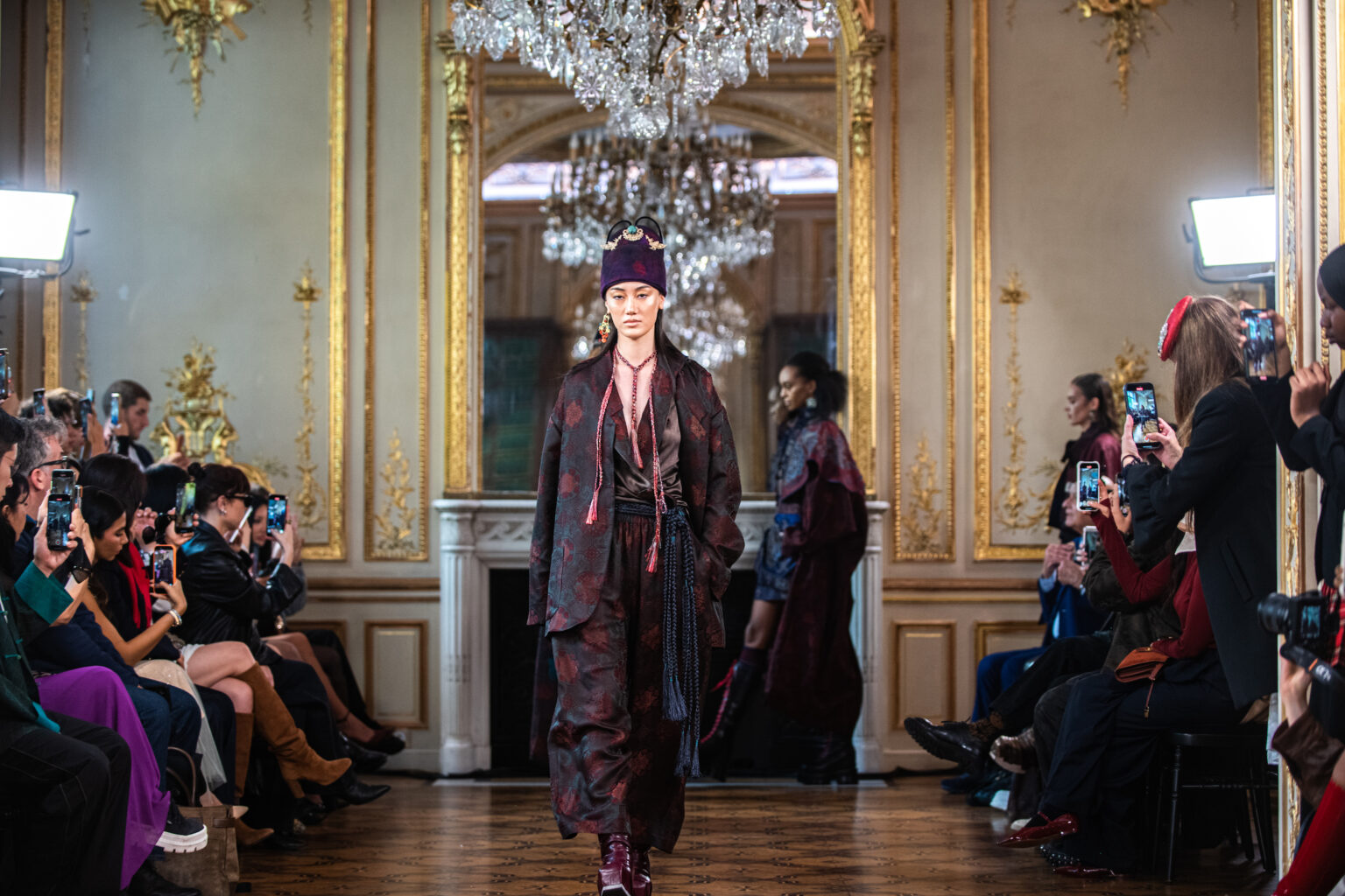 Runway by ZOUXIN during Paris Fashion Week for Spring Summer 2026