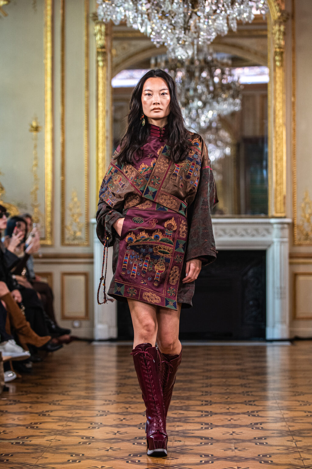 Runway by ZOUXIN during Paris Fashion Week for Spring Summer 2026