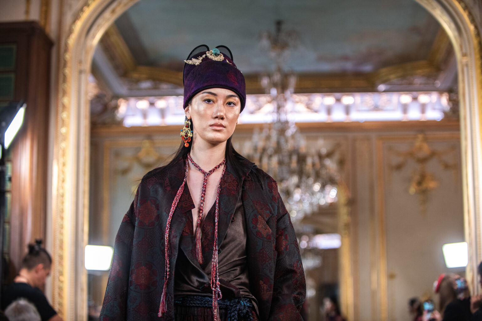 Runway by ZOUXIN during Paris Fashion Week for Spring Summer 2026